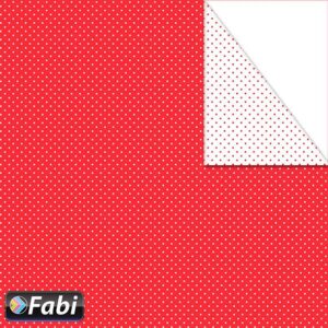 Χαρτόνι Fabi 50x70εκ Πουά Mini Κόκκινο 1456018-1456053