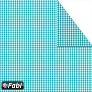 Χαρτόνι Fabi 50x70εκ Καρό Mini Πετρόλ 1456029