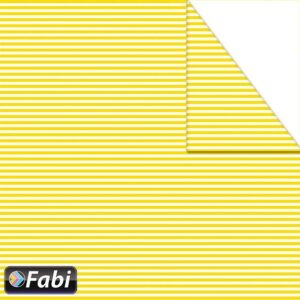 Χαρτόνι Fabi 50x70εκ Ριγέ Mini Κίτρινο 1456032