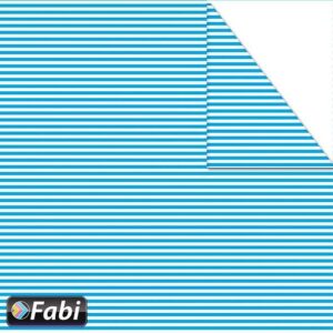 Χαρτόνι Fabi 50x70εκ Ριγέ Mini Γαλάζιο 1456036