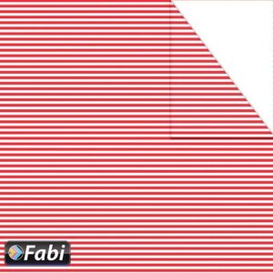 Χαρτόνι Fabi 50x70εκ Ριγέ Mini Κόκκινο 1456038