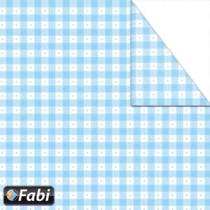 Χαρτόνι Fabi 50x70εκ Καρό Σιέλ 1456043