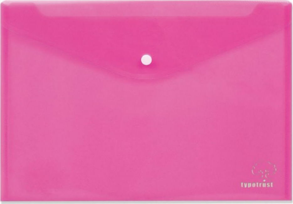 ΦΑΚΕΛΟΣ ΚΟΥΜΠΙ Α4 ΔΙΑΦΑΝΟ ΡΟΖ DK/ECONOMIX/DELI