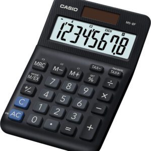 CASIO ΑΡΙΘΜΟΜΗΧΑΝΗ ΓΡΑΦΕΙΟΥ 8 ΨΗΦΙΩΝ ΜΠΑΤΑΡΙΑΣ/ΗΛΙΑΚΗ MΧ-8F