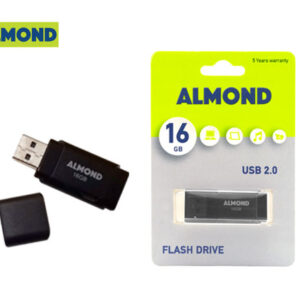 ALMOND FLASH DRIVE USB 16GB PRIME ΜΑΥΡΟ
