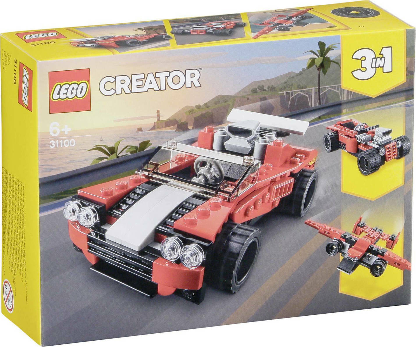 LEGO 31100 CREATOR SPORTS CAR 3 ΙΝ 1