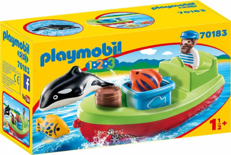 PLAYMOBIL 1.2.3 ΑΛΙΕΥΤΙΚΟ ΣΚΑΦΟΣ 70183