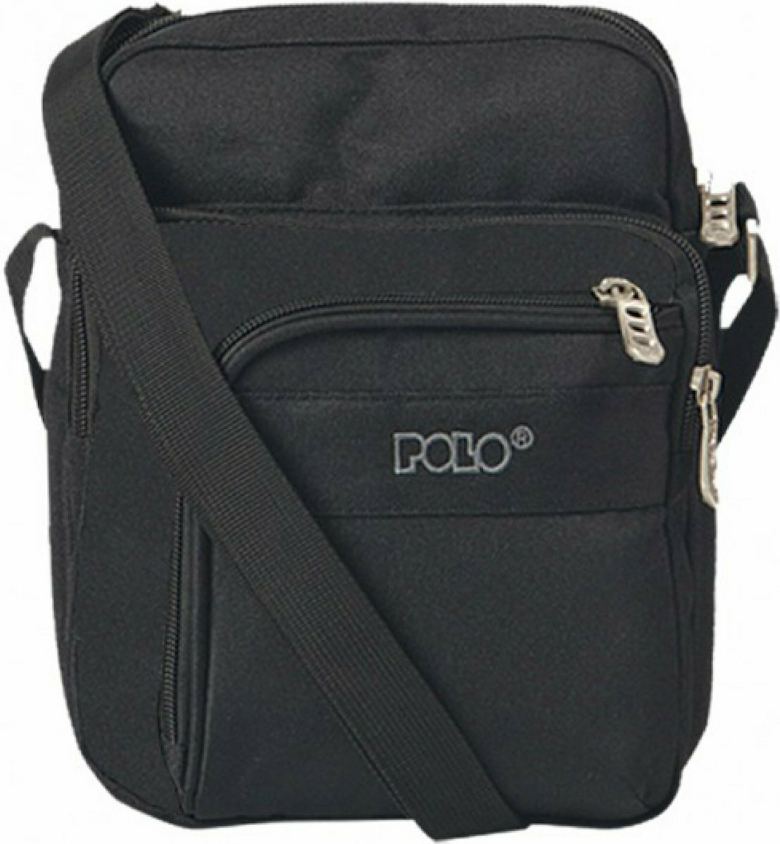 Polo Τσαντάκι Ώμου Strike Large Χιαστί μαύρο