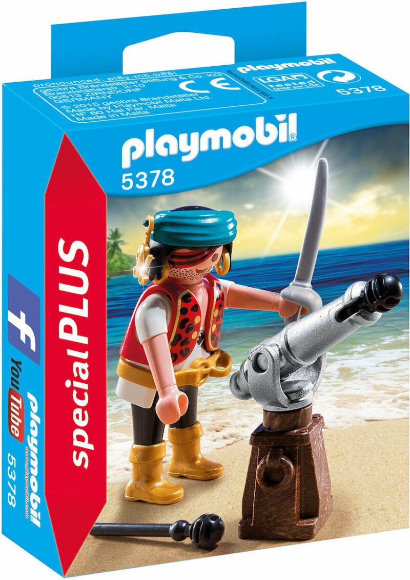 PLAYMOBOL 5378 Special Plus Πειρατής με κανόνι