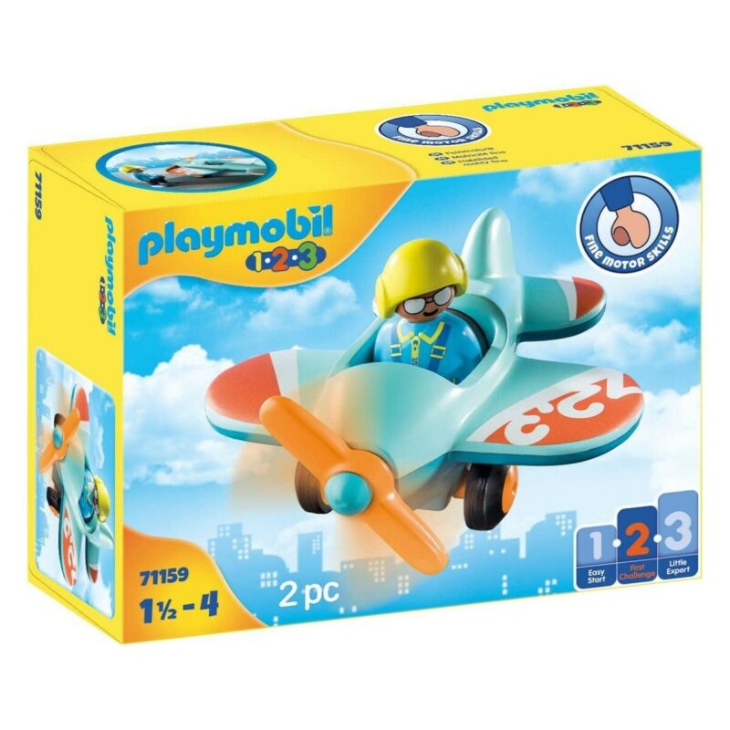 PLAYMOBIL 1.2.3. ΠΙΛΟΤΟΣ ΜΕ ΑΕΡΟΠΛΑΝΑΚΙ (71159)