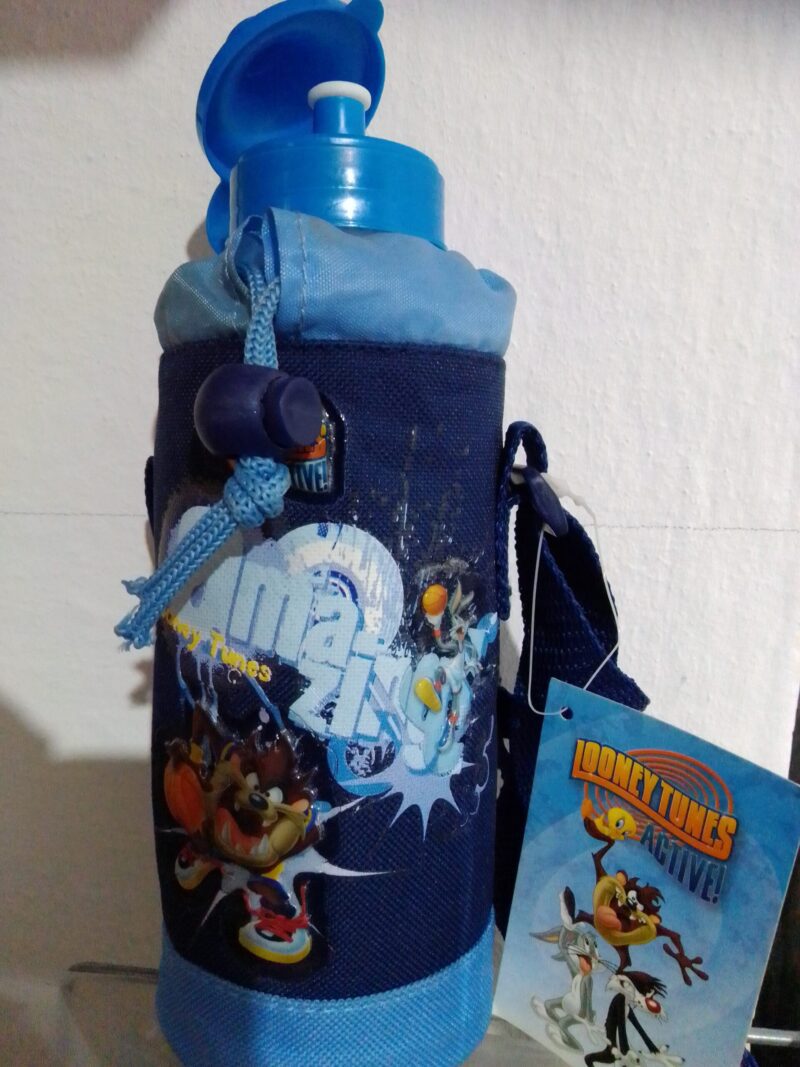 Παγούρι Πλαστικό Looney Tunes 500ml με υφασμάτινη επένδυση