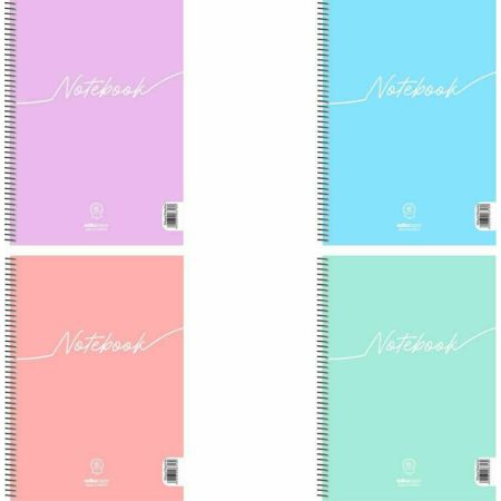 ΤΕΤΡΑΔΙΟ ΣΠΙΡΑΛ A4 2 ΘΕΜΑΤΩΝ NOTEBOOK PASTEL SALKO