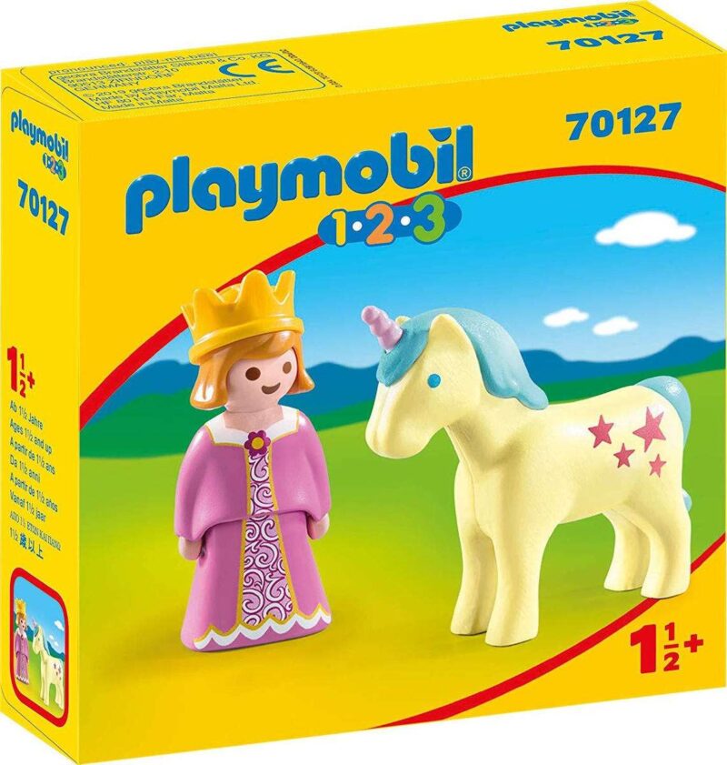 PLAYMOBIL 1.2.3 Πριγκίπισσα με Mονόκερο (70127)