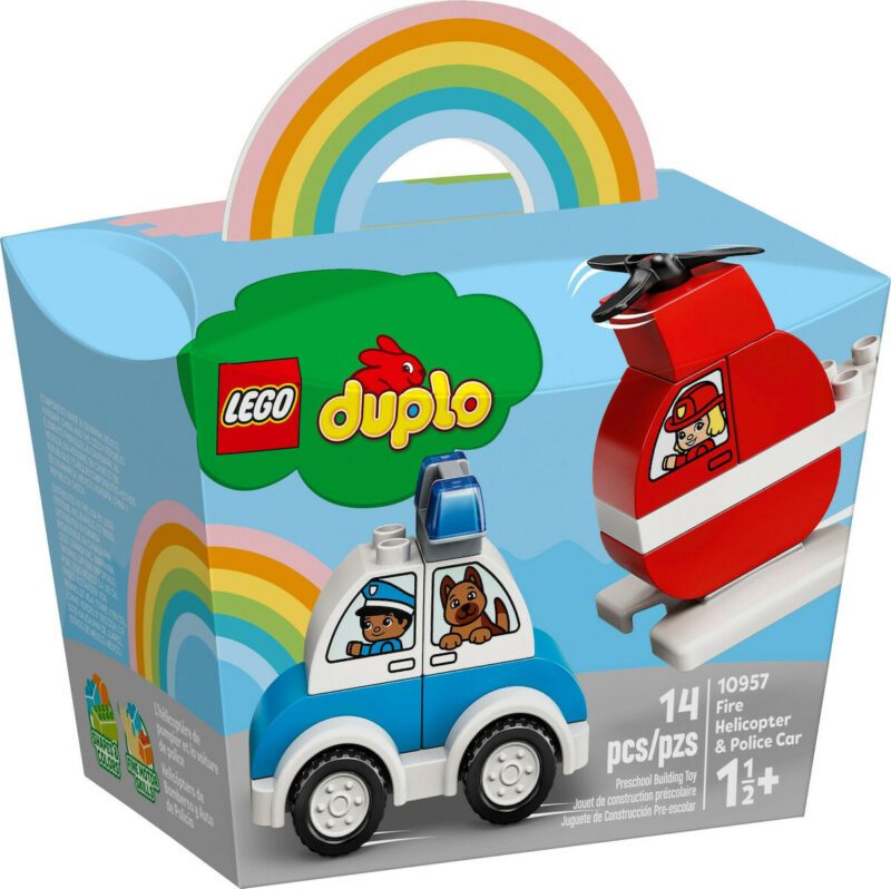 LEGO 10957 Duplo Fire Helicopter+Police Car