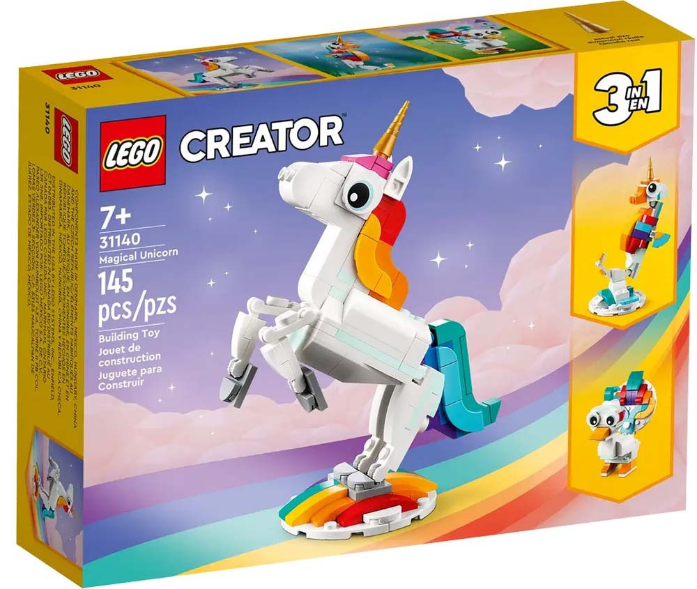LEGO 31140 Creator 3-in-1 Magical Unicorn