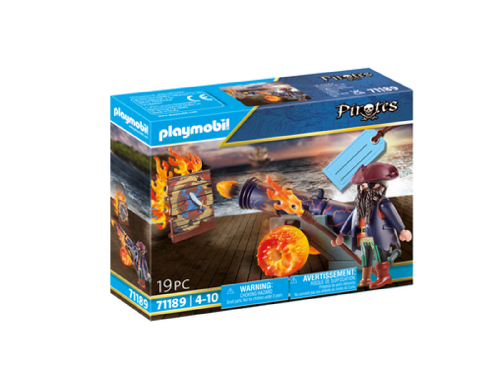 Playmobil 71189 Pirates Gift Set Πειρατής Με Κανόνι