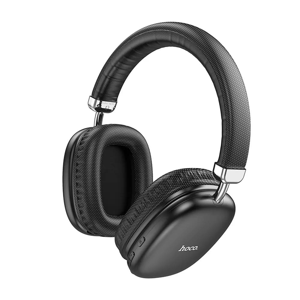 Hoco W35 Ασύρματα Bluetooth Over Ear Ακουστικά με Ραδιόφωνο Μαύρα
