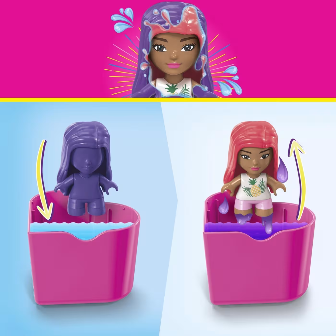 Τουβλάκια Mega Bloks Barbie Color Reveal 26τμχ για 4+ Ετών - Image 3